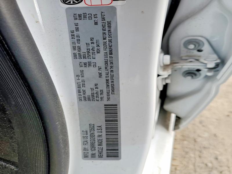 Aukcja sprzedaży 2025 Ram 1500, vin: 1C6RREGG9SN735022, numer aukcji: 77134715
