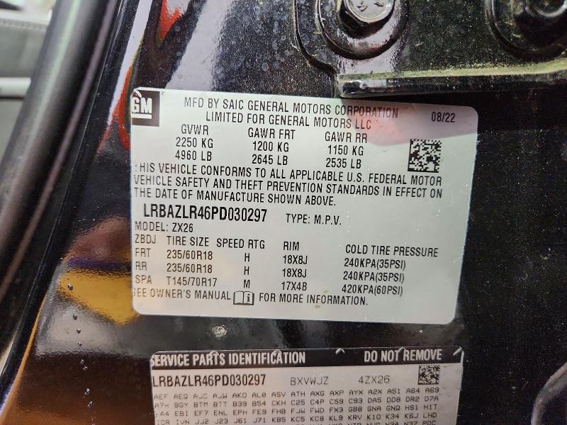 Aukcja sprzedaży 2023 Buick Envision, vin: LRBAZLR46PD030297, numer aukcji: 79306265