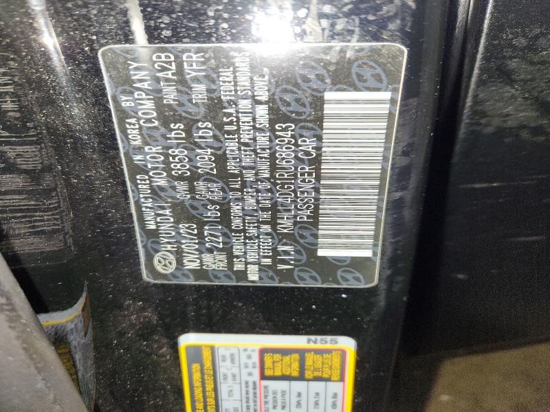 75170195 :رقم المزاد ، KMHLL4DG1RU686943 vin ، 2024 Hyundai Elantra مزاد بيع