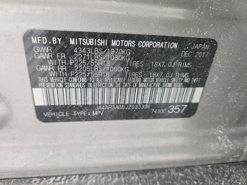 Aukcja sprzedaży 2018 Mitsubishi Outlander Sport, vin: JA4AR3AW8JZ033396, numer aukcji: 76755845