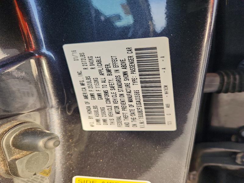 78235435 :رقم المزاد ، 19UUB2F50GA005585 vin ، 2016 Acura Tlx مزاد بيع