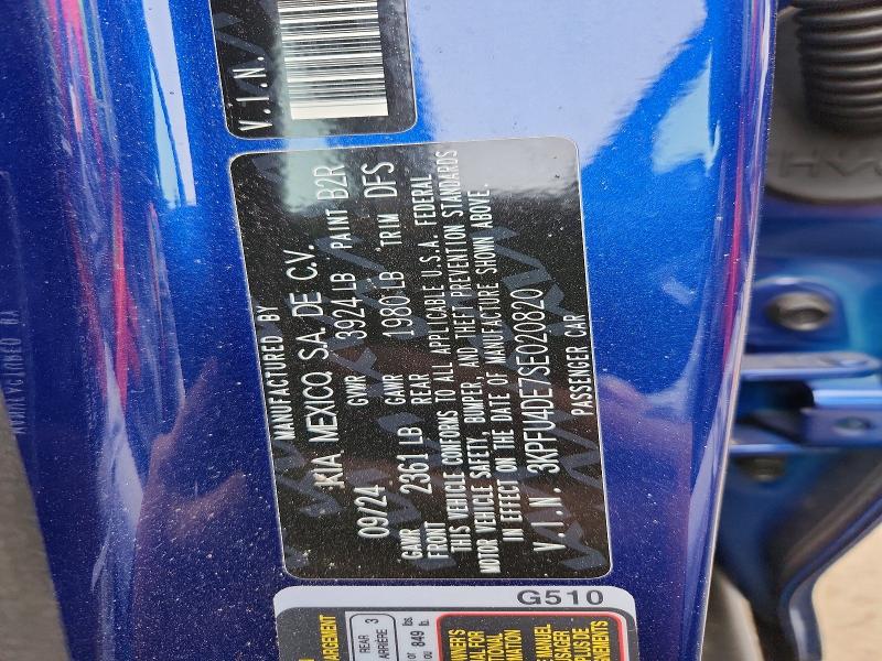 Продаж на аукціоні авто 2025 Kia K4, vin: 3KPFU4DE7SE020820, номер лоту: 77735025