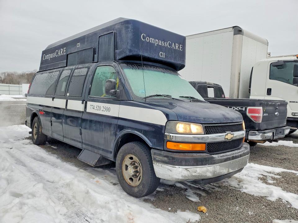 76362325 :رقم المزاد ، 1GBZG1FA8D1186612 vin ، 2013 Chevrolet Express G3500 مزاد بيع