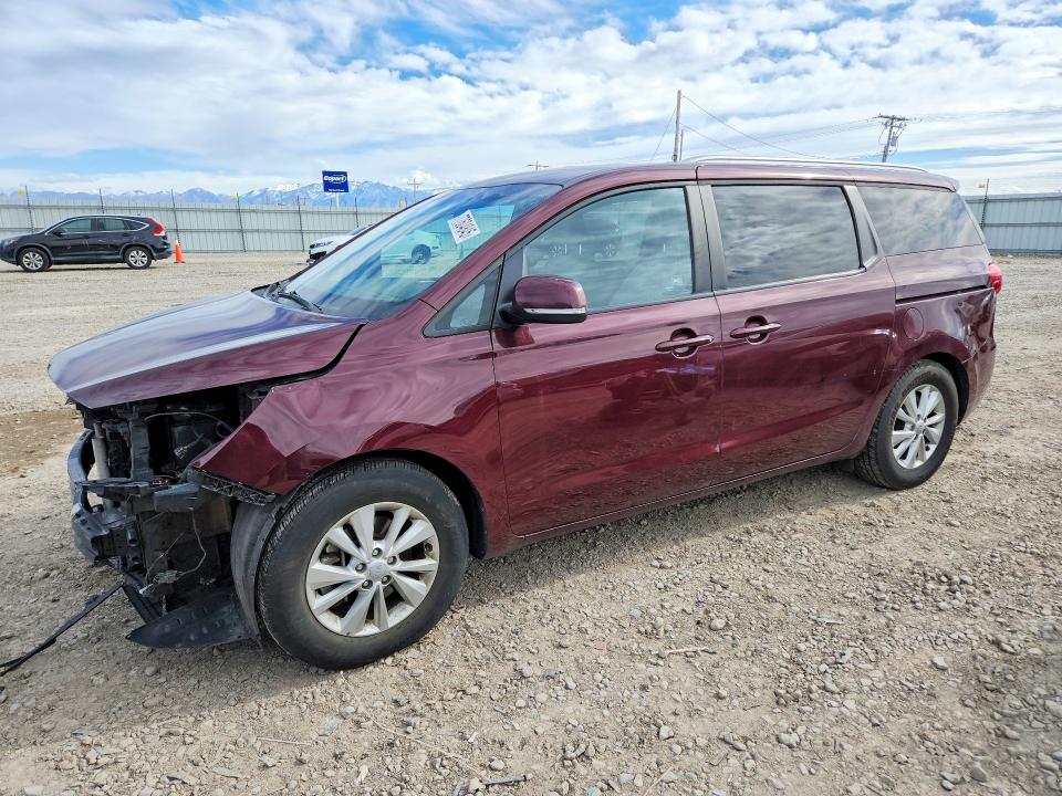 77604845 :رقم المزاد ، KNDMB5C11G6200163 vin ، 2016 Kia Sedona مزاد بيع