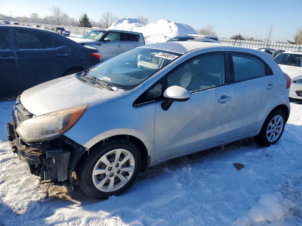 2013 Kia Rio მანქანა იყიდება აუქციონზე, vin: KNADM5A36D6870475, აუქციონის ნომერი: 75449015
