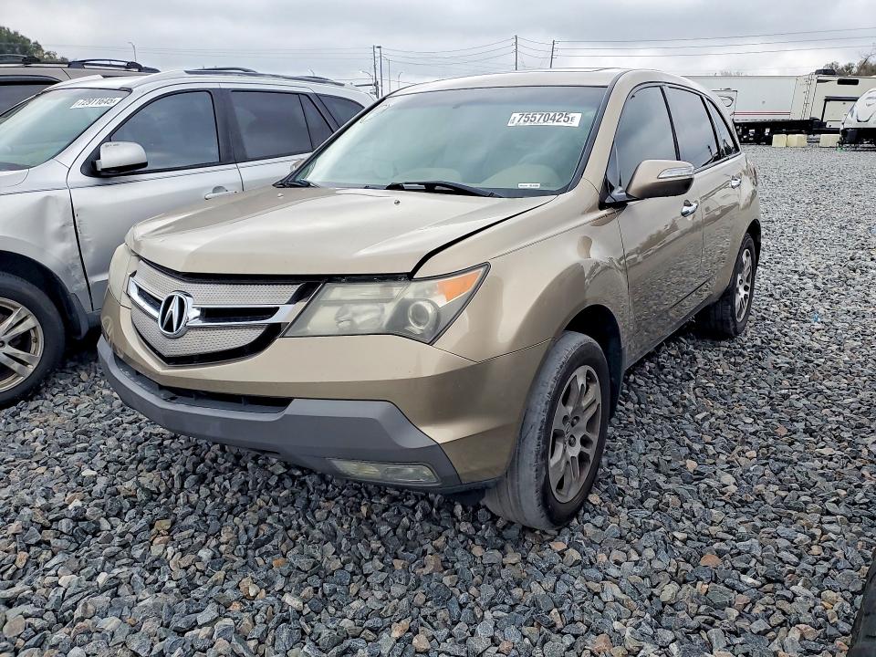 75570425 :رقم المزاد ، 2HNYD28377H536624 vin ، 2007 Acura Mdx مزاد بيع