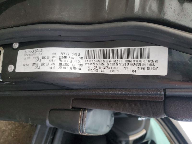 2016 Jeep Cherokee L მანქანა იყიდება აუქციონზე, vin: 1C4PJMCS1GW135009, აუქციონის ნომერი: 77679285