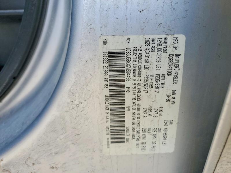 Aukcja sprzedaży 2007 Dodge Nitro, vin: 1D8GU58KX7W504490, numer aukcji: 77176035