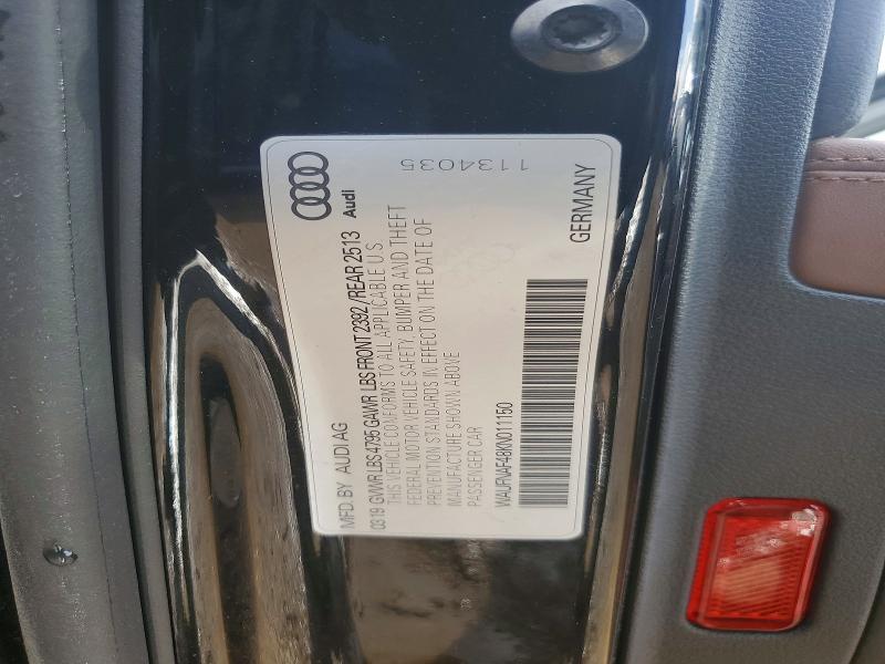 Продажа на аукционе авто 2019 Audi A4, vin: WAUFNAF48KN011150, номер лота: 78853615