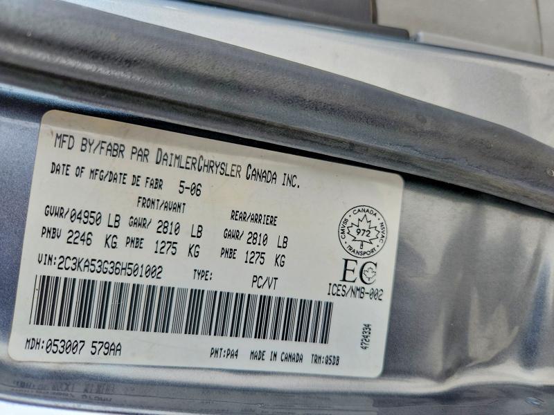 2006 Chrysler 300 მანქანა იყიდება აუქციონზე, vin: 2C3KA53G36H501002, აუქციონის ნომერი: 77568845