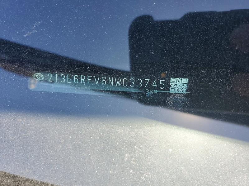 76560615 :رقم المزاد ، 2T3E6RFV6NW033745 vin ، 2022 Toyota Rav4 مزاد بيع