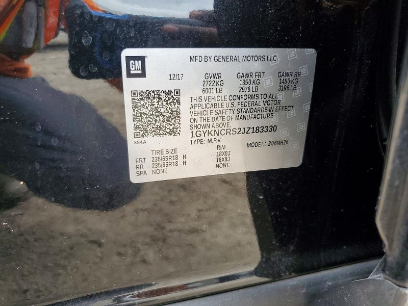 Aukcja sprzedaży 2018 Cadillac Xt5, vin: 1GYKNCRS2JZ183330, numer aukcji: 76773695