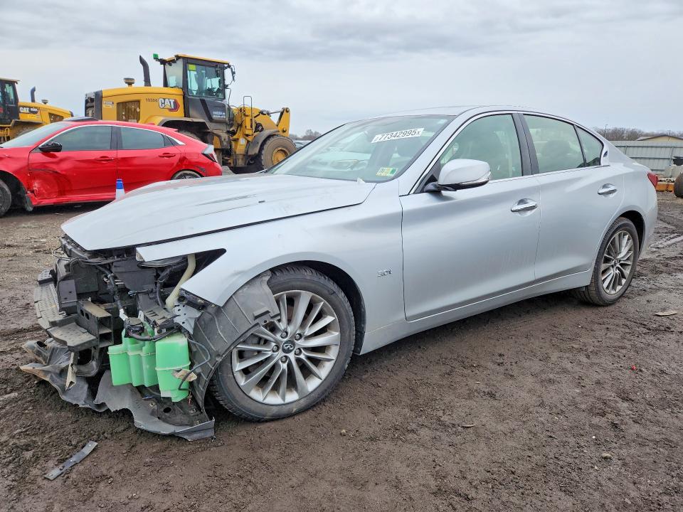 2018 Infiniti Q50 მანქანა იყიდება აუქციონზე, vin: JN1EV7AR6JM441433, აუქციონის ნომერი: 77342995