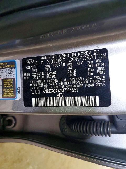 Продаж на аукціоні авто 2021 Kia Seltos, vin: KNDERCAA1M7134551, номер лоту: 77089395