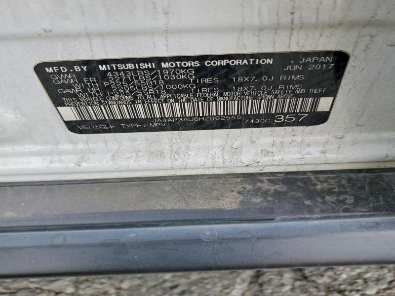 Продаж на аукціоні авто 2017 Mitsubishi Outlander Sport, vin: JA4AP3AU6HZ062555, номер лоту: 75986445