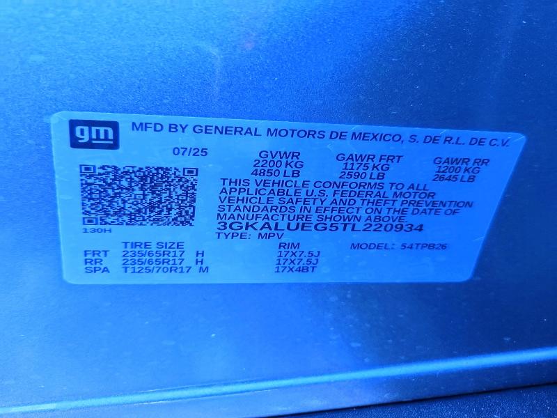 76146095 :رقم المزاد ، 3GKALUEG5TL220934 vin ، 2026 Gmc Terrain مزاد بيع
