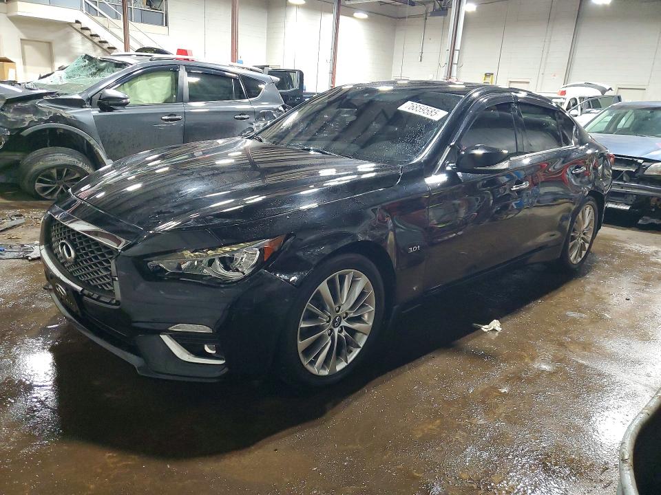 76859585 :رقم المزاد ، JN1EV7AR8KM558609 vin ، 2019 Infiniti Q50 مزاد بيع