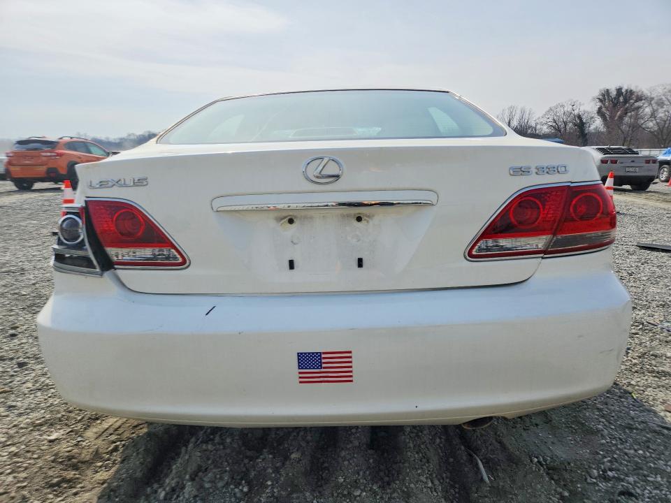 Aukcja sprzedaży 2006 Lexus Es 330, vin: JTHBA30G165155767, numer aukcji: 78849475
