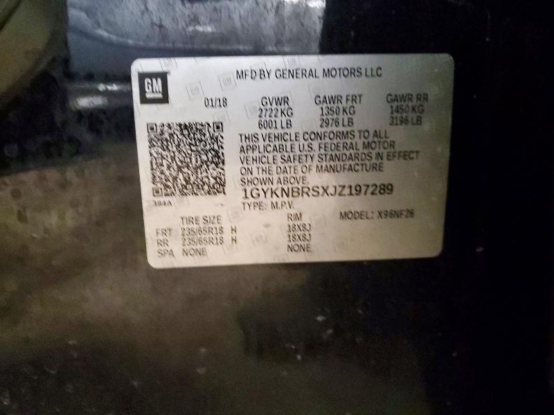 Aukcja sprzedaży 2018 Cadillac Xt5, vin: 1GYKNBRSXJZ197289, numer aukcji: 78214705