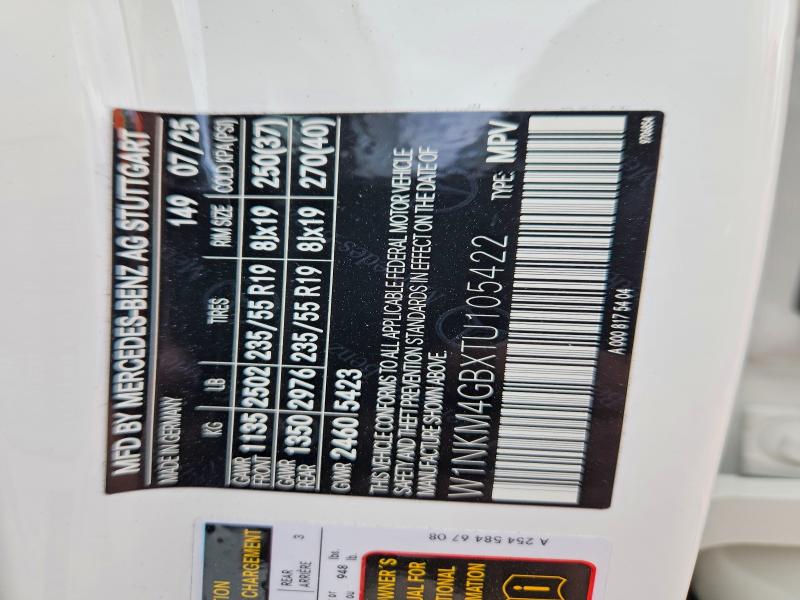 Продаж на аукціоні авто 2026 Mercedes-benz Glc, vin: W1NKM4GBXTU105422, номер лоту: 76606435