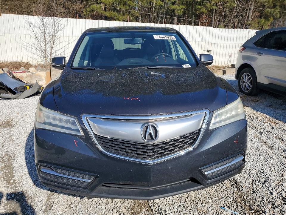 75081935 :رقم المزاد ، 5FRYD4H29EB015981 vin ، 2014 Acura Mdx مزاد بيع