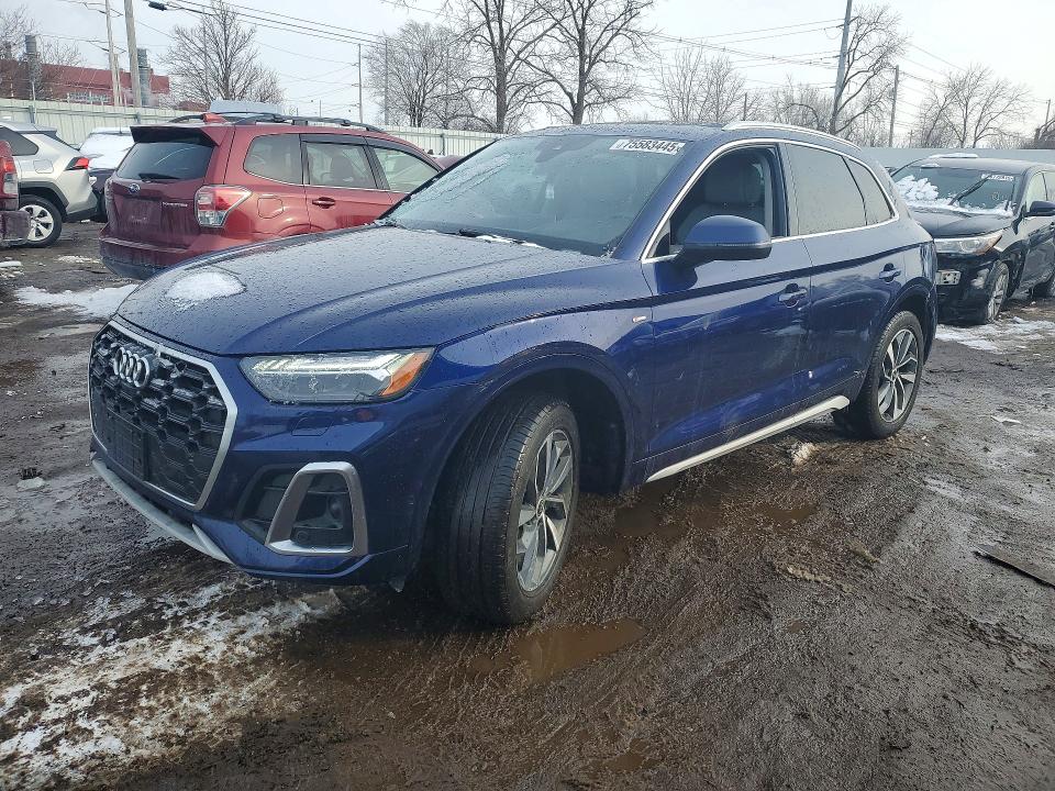 75583445 :رقم المزاد ، WA1FAAFY4N2056412 vin ، 2022 Audi Q5 مزاد بيع