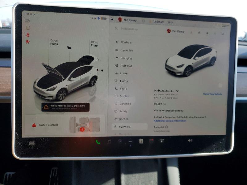 74969525 :رقم المزاد ، 7SAYGDEE0PF684640 vin ، 2023 Tesla Model Y مزاد بيع