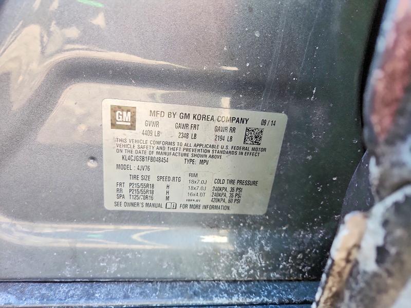 Продаж на аукціоні авто 2015 Buick Encore, vin: KL4CJGSB1FB048454, номер лоту: 76539215
