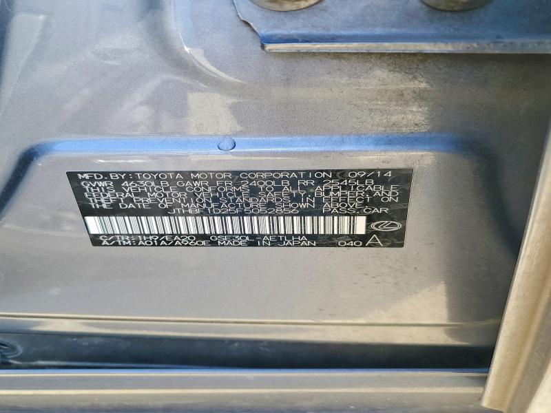 Aukcja sprzedaży 2015 Lexus Is250, vin: JTHBF1D25F5052856, numer aukcji: 78703265