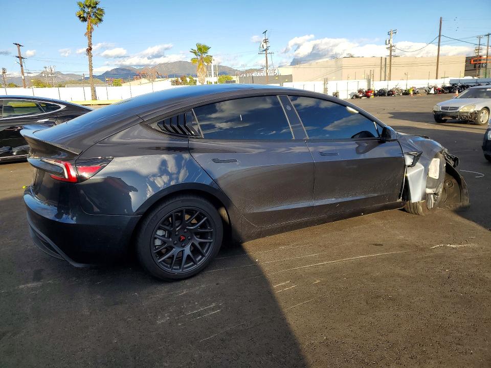 2025 Tesla Model 3 მანქანა იყიდება აუქციონზე, vin: 5YJ3E1EA3SF011343, აუქციონის ნომერი: 78169055