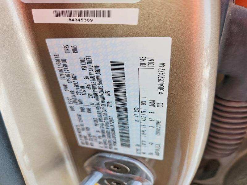 Продажа на аукционе авто 2021 Ford Escape, vin: 1FMCU0G6XMUA72667, номер лота: 74797255