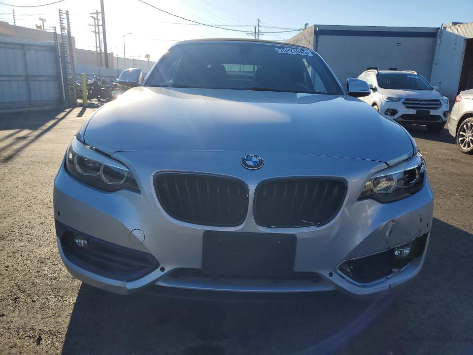 2018 Bmw 230i მანქანა იყიდება აუქციონზე, vin: WBA2M7C53JVA97647, აუქციონის ნომერი: 76221845