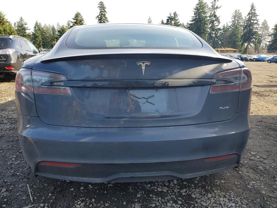 75874885 :رقم المزاد ، 5YJSA1E6XMF433695 vin ، 2021 Tesla Model S مزاد بيع