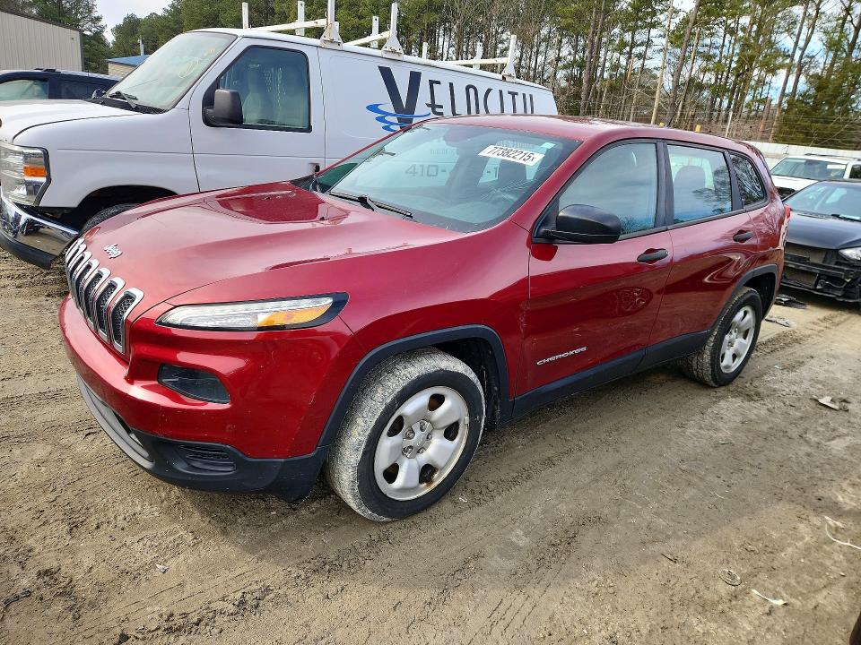 2014 Jeep Cherokee მანქანა იყიდება აუქციონზე, vin: 1C4PJLAB5EW123178, აუქციონის ნომერი: 77382215