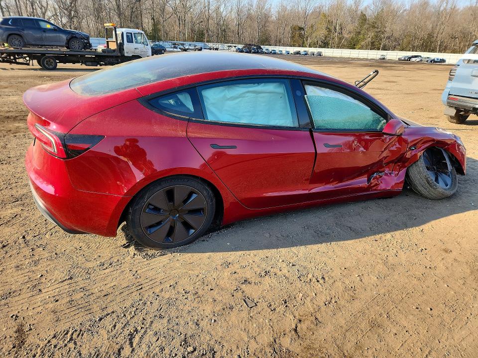 Продажа на аукционе авто 2025 Tesla Model 3, vin: 5YJ3E1EA1SF068267, номер лота: 77003415