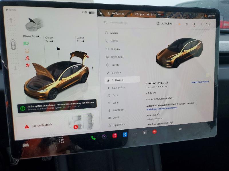 75825445 :رقم المزاد ، 5YJ3E1EA8SF063342 vin ، 2025 Tesla Model 3 مزاد بيع