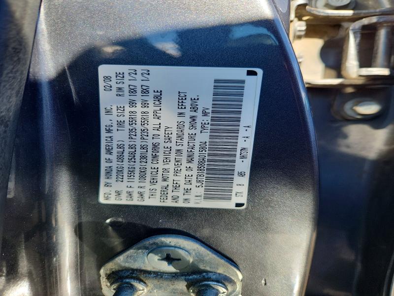 Aukcja sprzedaży 2008 Acura Rdx, vin: 5J8TB18588A015804, numer aukcji: 78826765