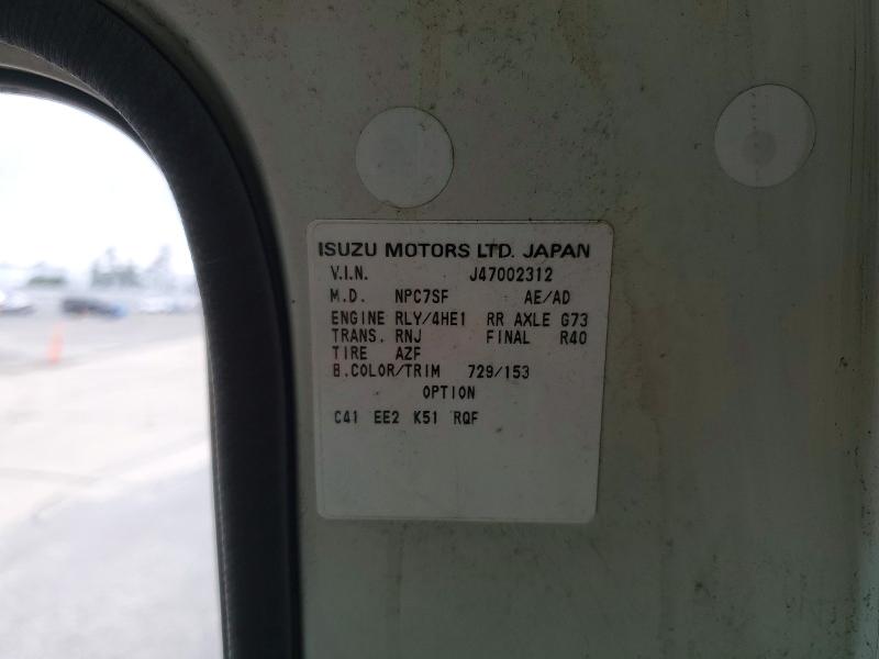 Продаж на аукціоні авто 2004 Isuzu Npr, vin: JALB4B14847002312, номер лоту: 75378415