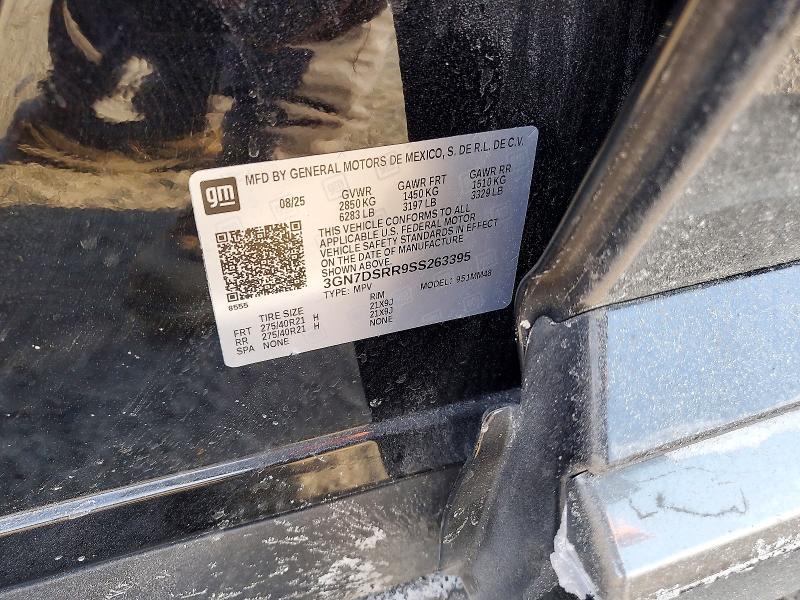 2025 Chevrolet Equinox მანქანა იყიდება აუქციონზე, vin: 3GN7DSRR9SS263395, აუქციონის ნომერი: 77220735