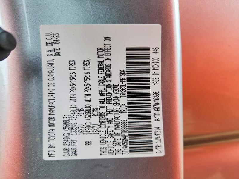 78831925 :رقم المزاد ، 3TYAX5GN4PT080686 vin ، 2023 Toyota Tacoma مزاد بيع