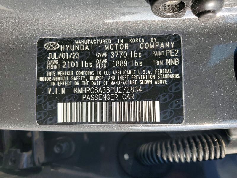Продаж на аукціоні авто 2023 Hyundai Venue, vin: KMHRC8A38PU272834, номер лоту: 79064745