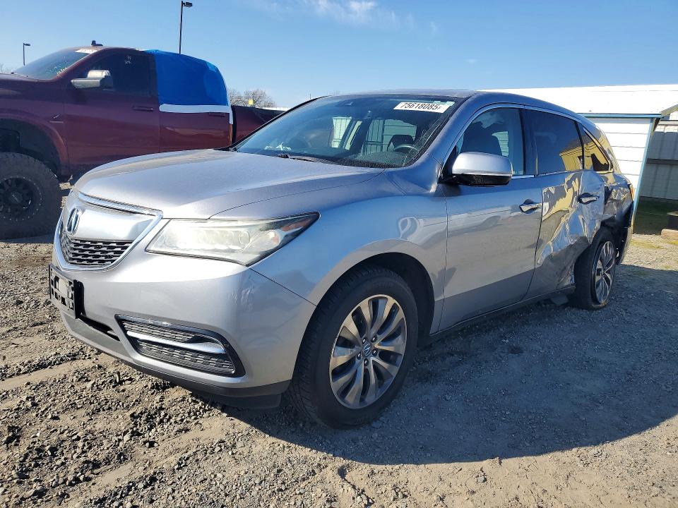 75618085 :رقم المزاد ، 5FRYD3H47GB014231 vin ، 2016 Acura Mdx مزاد بيع