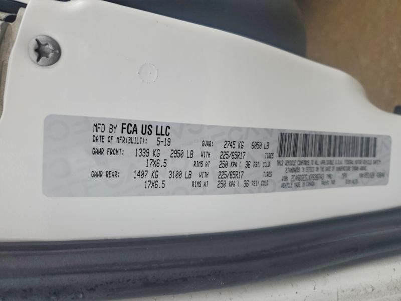77673615 :رقم المزاد ، 2C4RDGEG1KR696743 vin ، 2019 Dodge Grand Caravan مزاد بيع
