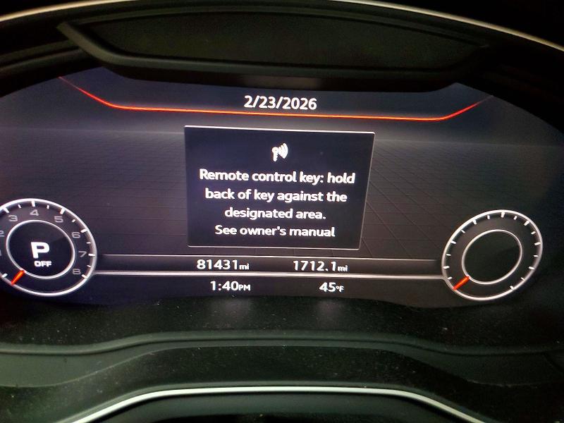Продаж на аукціоні авто 2018 Audi A5, vin: WAUENCF50JA123589, номер лоту: 78257945