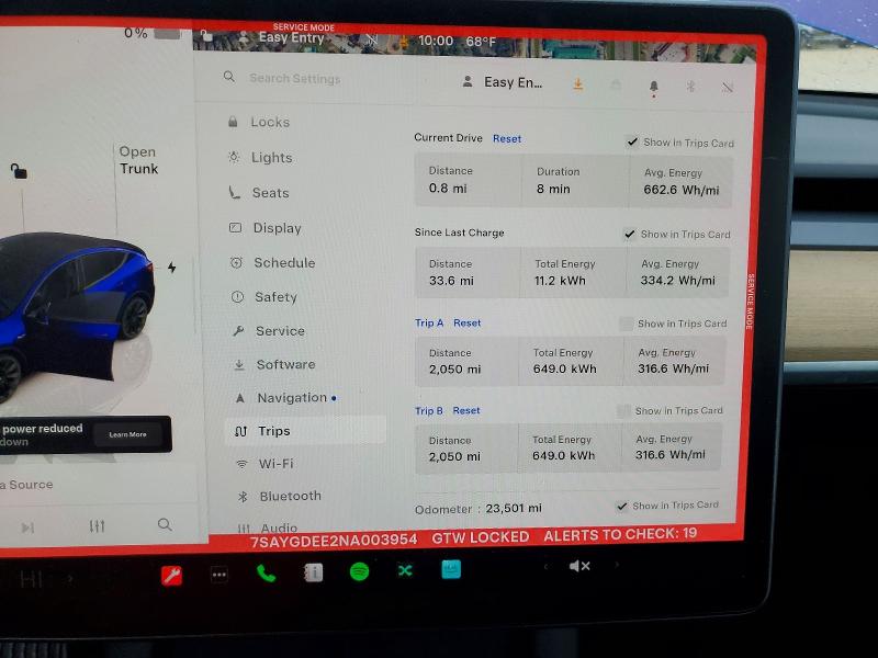Продаж на аукціоні авто 2022 Tesla Model Y, vin: 7SAYGDEE2NA003954, номер лоту: 75608185