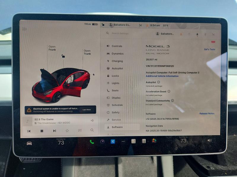 Продажа на аукционе авто 2021 Tesla Model 3, vin: 5YJ3E1EB9MF068125, номер лота: 78454425