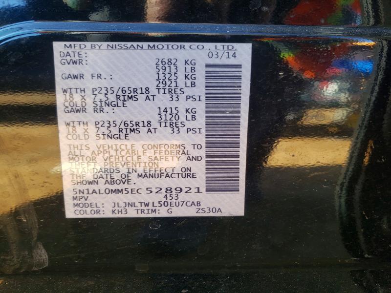 Продаж на аукціоні авто 2014 Infiniti Qx60, vin: 5N1AL0MM5EC528921, номер лоту: 77393165