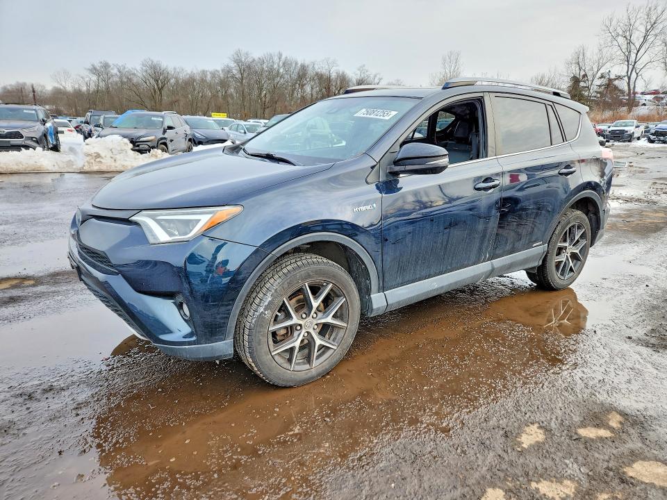 75081255 :رقم المزاد ، JTMJJREV5HD123193 vin ، 2017 Toyota Rav4 Hv مزاد بيع