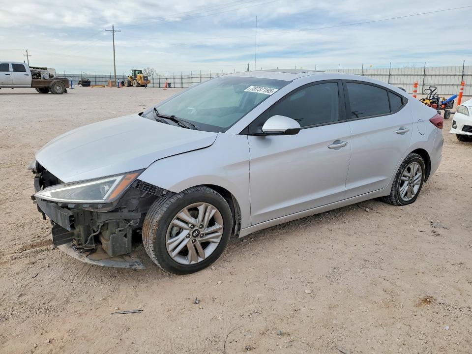 2019 Hyundai Elantra მანქანა იყიდება აუქციონზე, vin: KMHD84LF7KU862222, აუქციონის ნომერი: 78737195