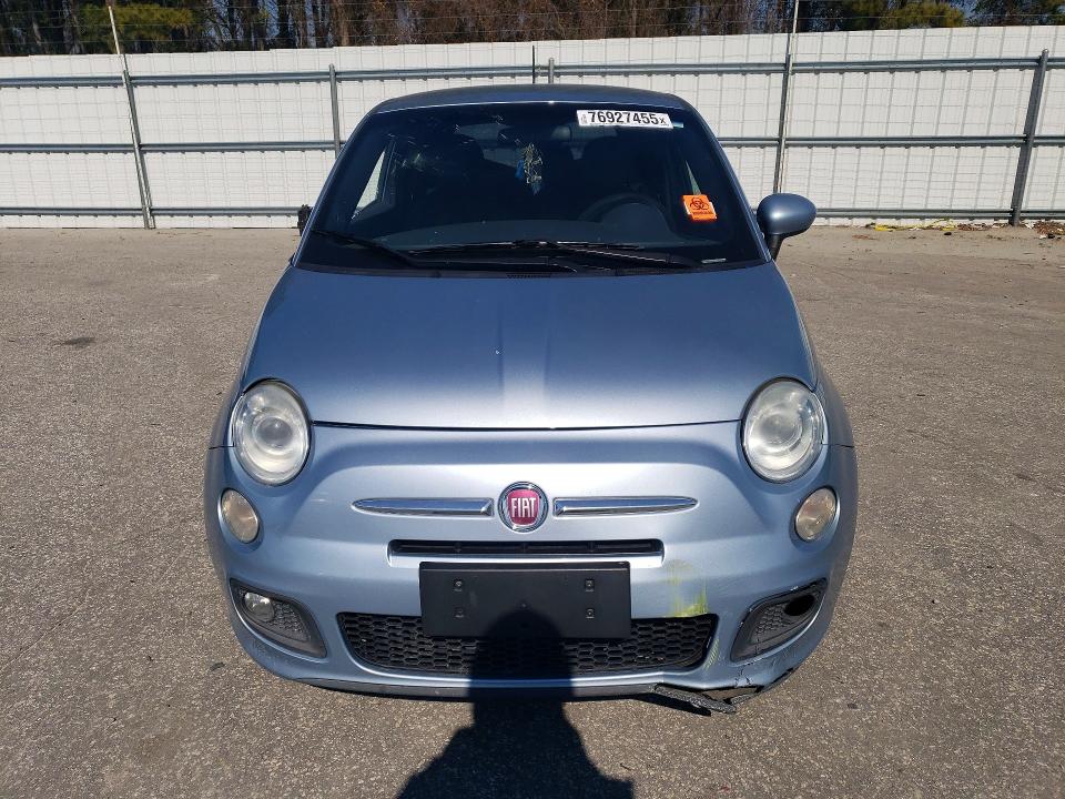 2015 Fiat 500 მანქანა იყიდება აუქციონზე, vin: 3C3CFFBR5FT537103, აუქციონის ნომერი: 76927455